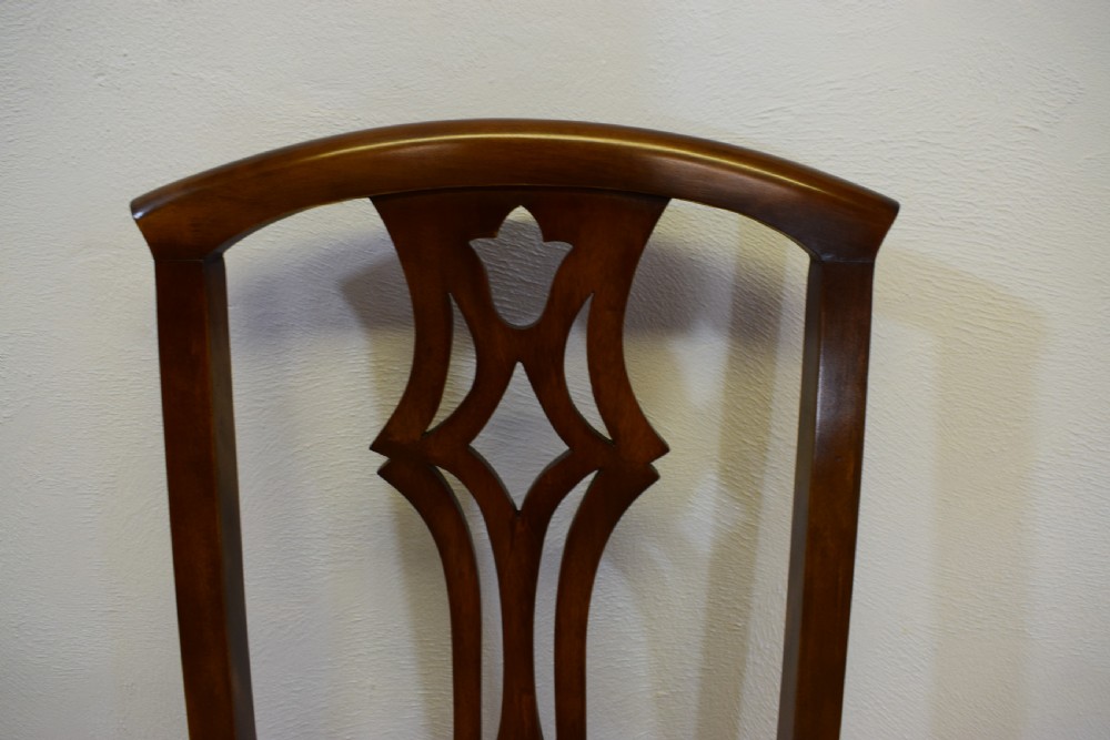 Antique Set of 4 Late Victorian High Back Dinning Chairs View VIII