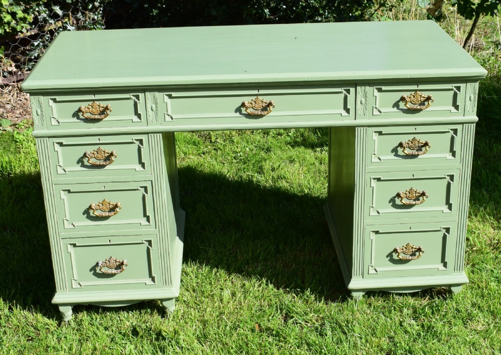 Victorian Pedestal Desk View II