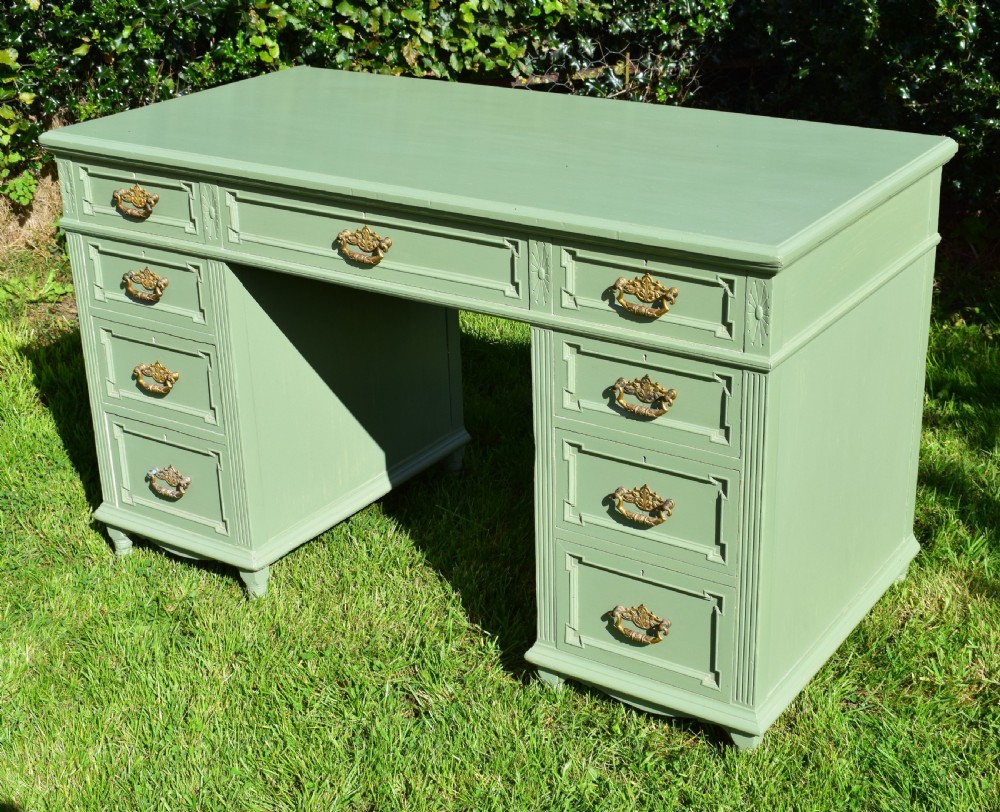 Victorian Pedestal Desk View V