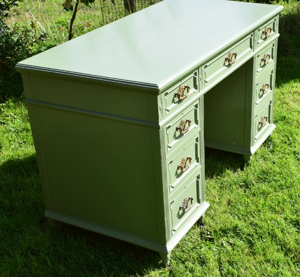 Victorian Pedestal Desk View VII