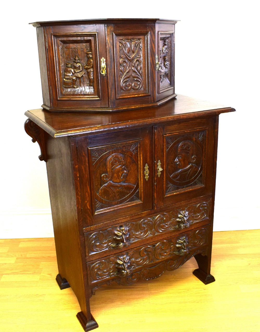 Antique Oak Cupboard