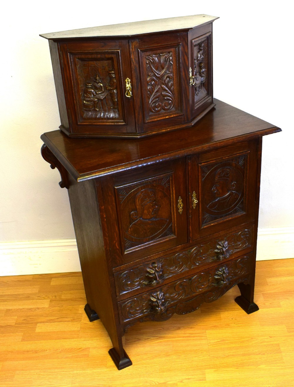 Antique Oak Cupboard View IV