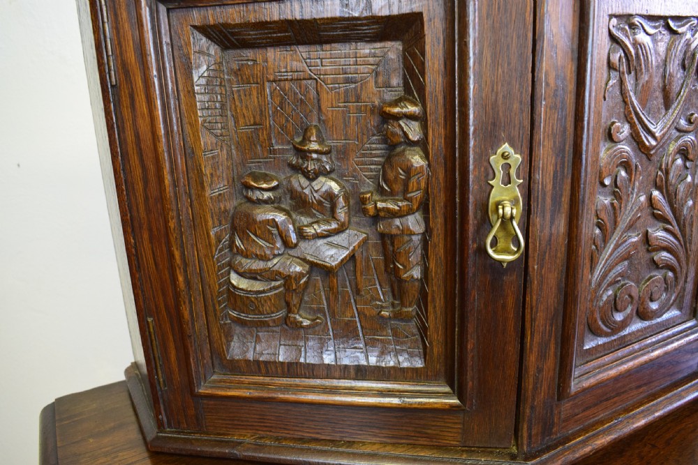 Antique Oak Cupboard View V