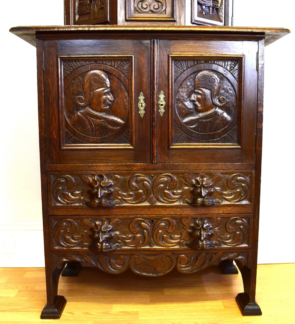 Antique Oak Cupboard View IX