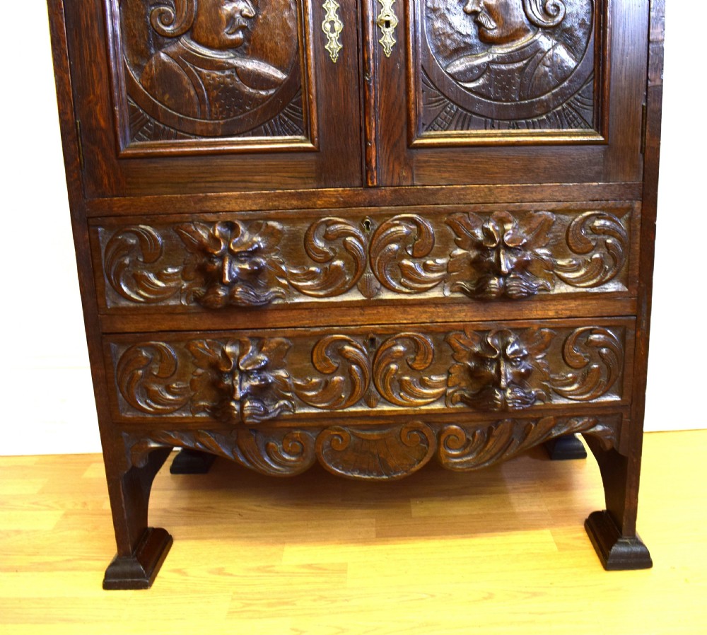Antique Oak Cupboard View X