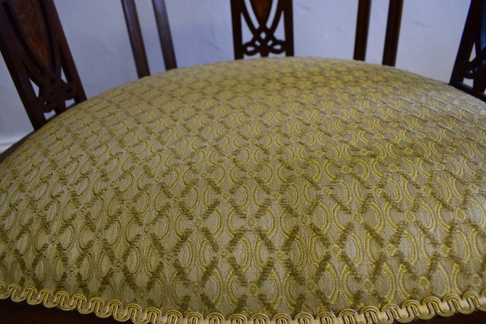Edwardian Inlaid Tub Arm Chair View IX