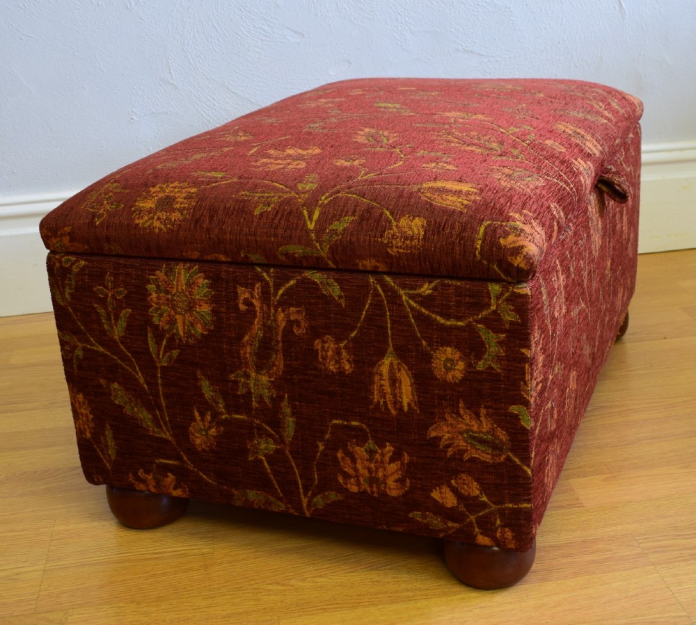 Upholstered Ottoman View III
