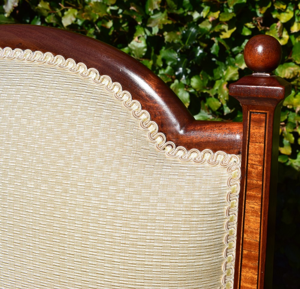 Edwardian Inlaid Arm Chair View XV