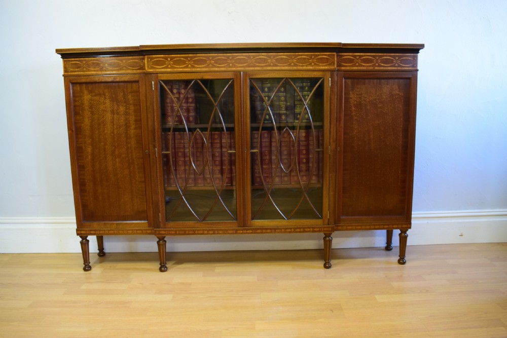 Antique Breakfront Bookcase