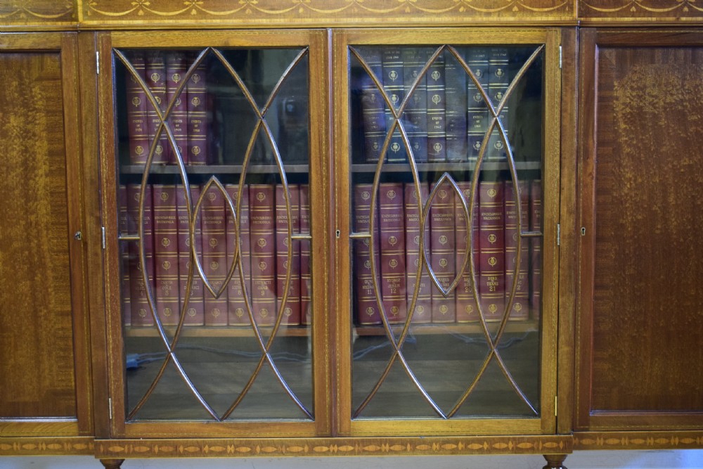 Antique Breakfront Bookcase View IV