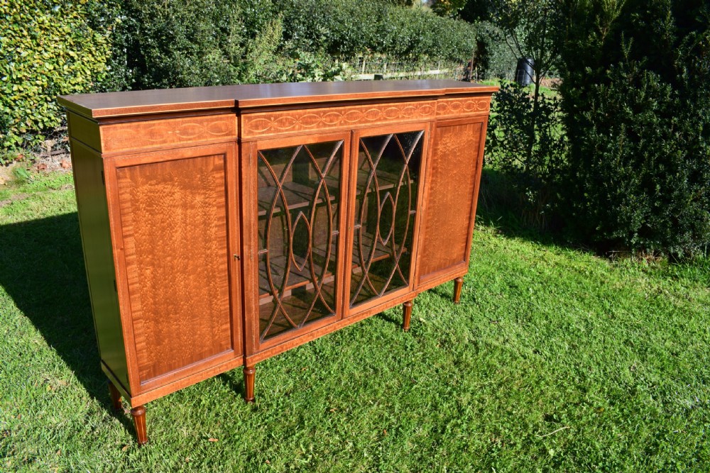 Antique Breakfront Bookcase View XII