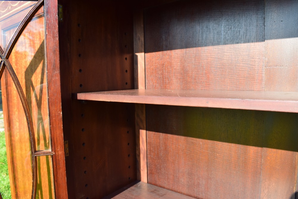 Antique Breakfront Bookcase View XV