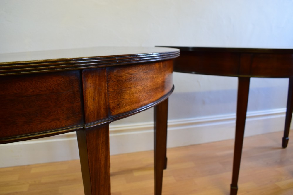Pair of Demi-Lune Console Tables View III
