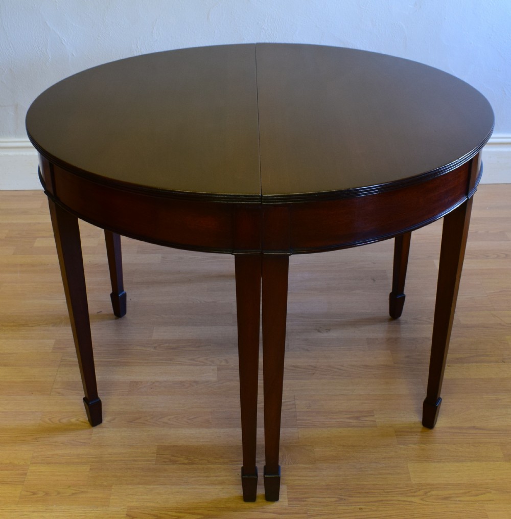 Pair of Demi-Lune Console Tables View VI