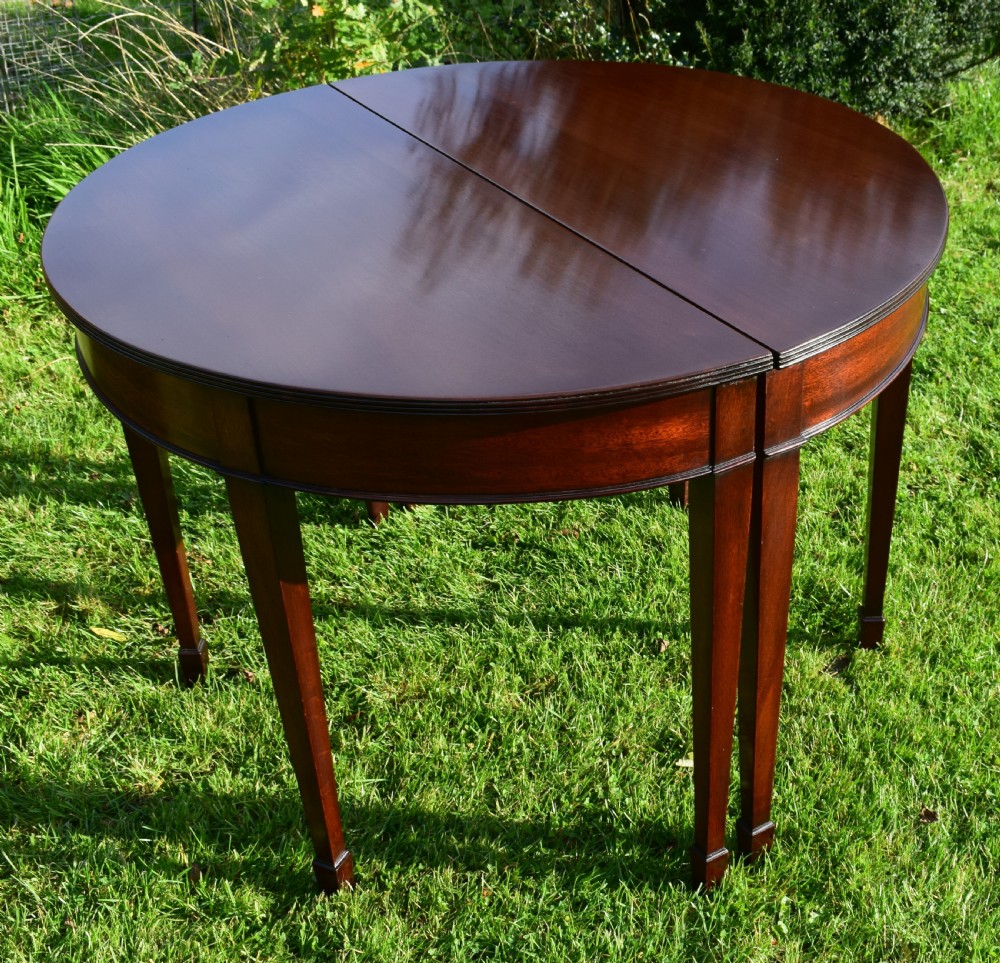 Pair of Demi-Lune Console Tables View VIII