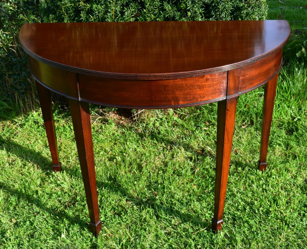 Pair of Demi-Lune Console Tables View IX
