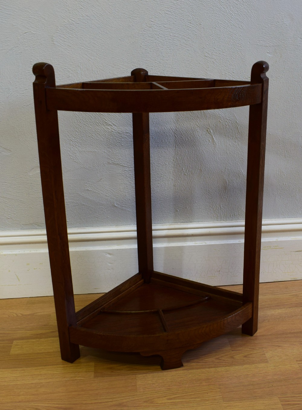 Arts & Crafts Oak Stick Stand View II
