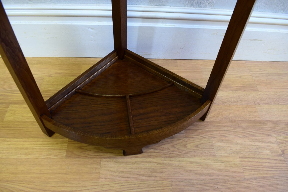 Arts & Crafts Oak Stick Stand View III