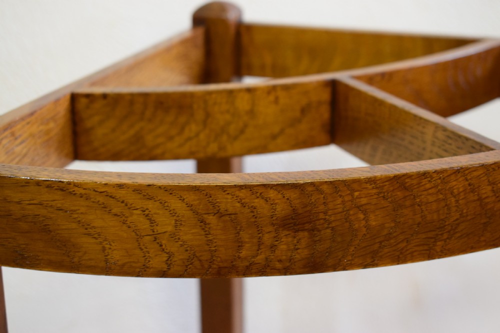 Arts & Crafts Oak Stick Stand View IV