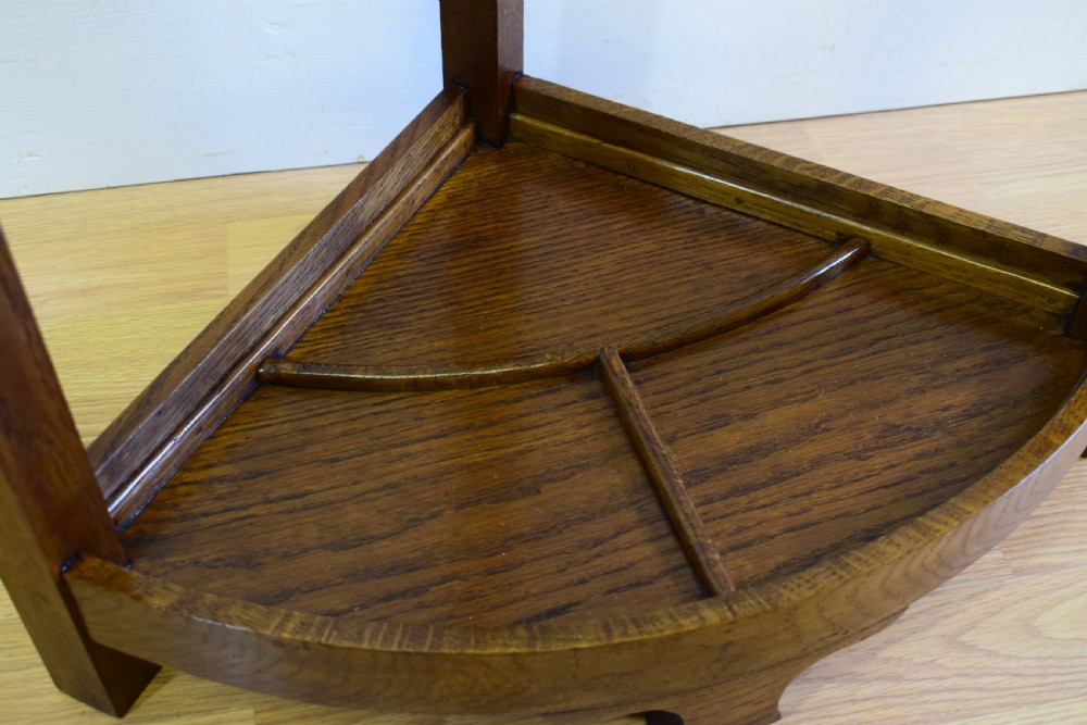 Arts & Crafts Oak Stick Stand View V