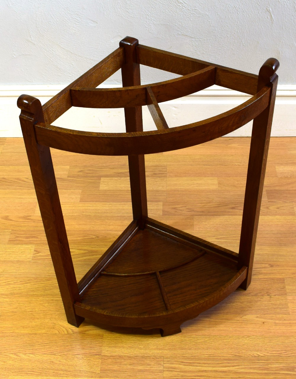 Arts & Crafts Oak Stick Stand View VIII