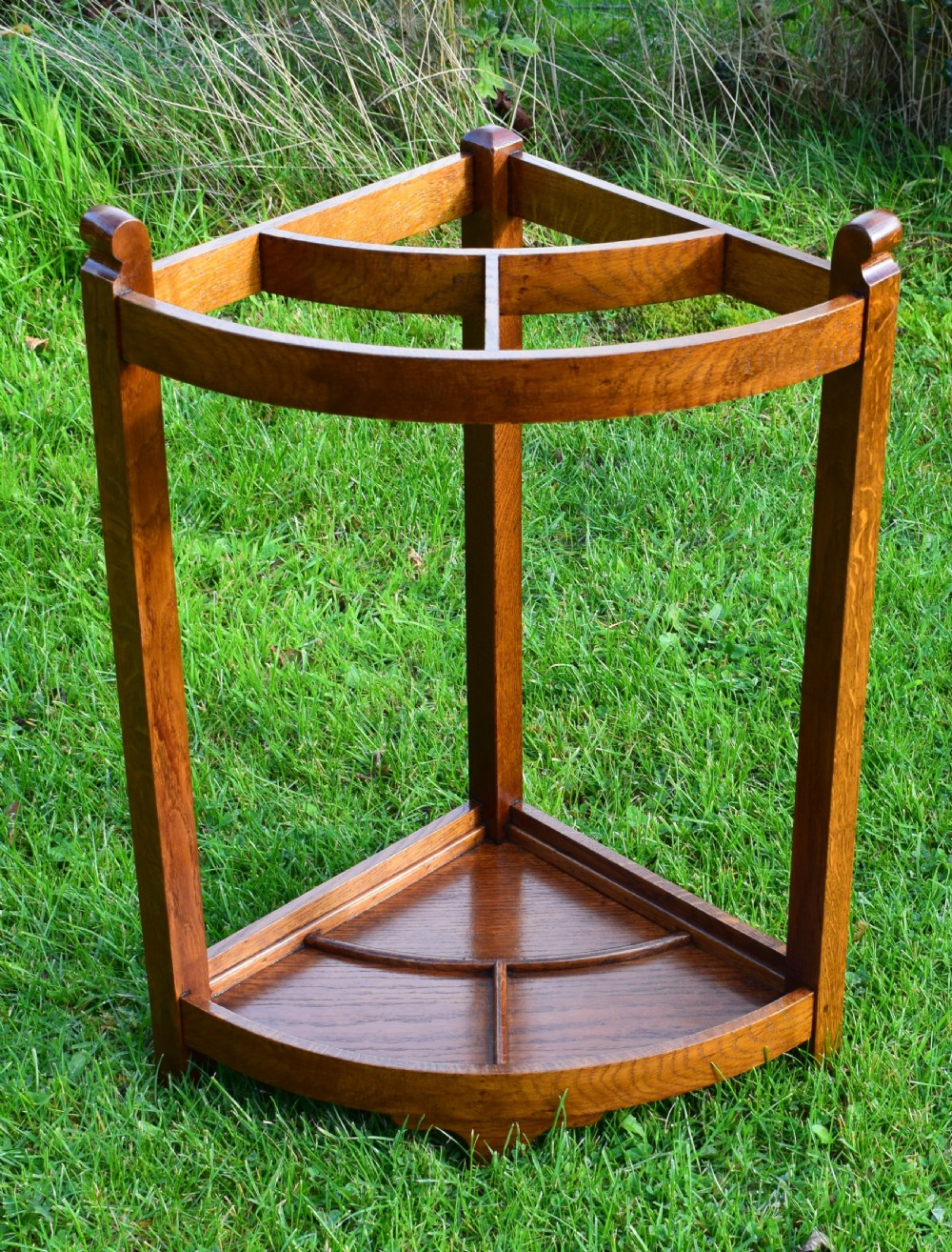 Arts & Crafts Oak Stick Stand View X