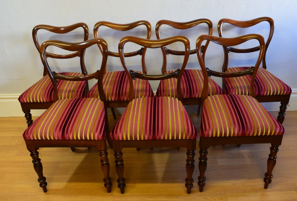Antique English Regency Period Set of Rosewood Dinning Chairs View IV