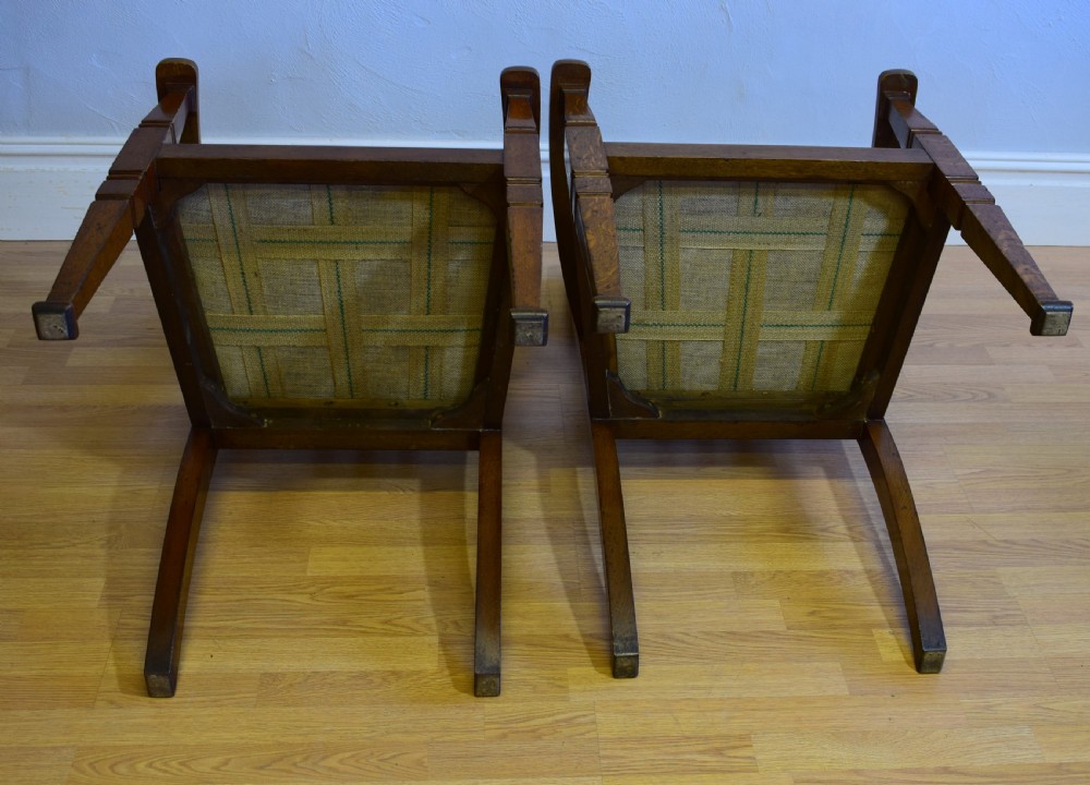 Pair of Arts & Crafts Arm Chairs View VIII