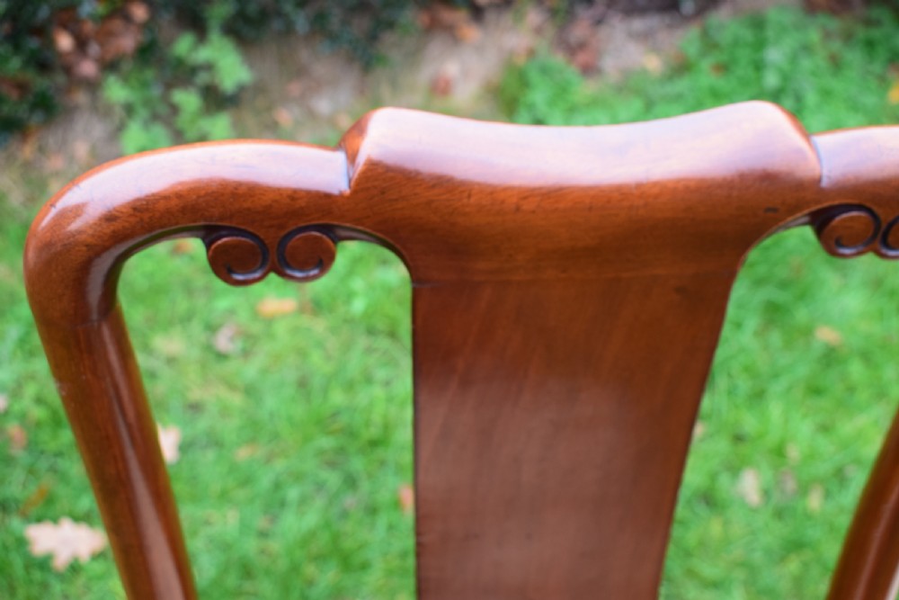  8 Queen Anne Style Dining Chairs (Circa 1890) View XI