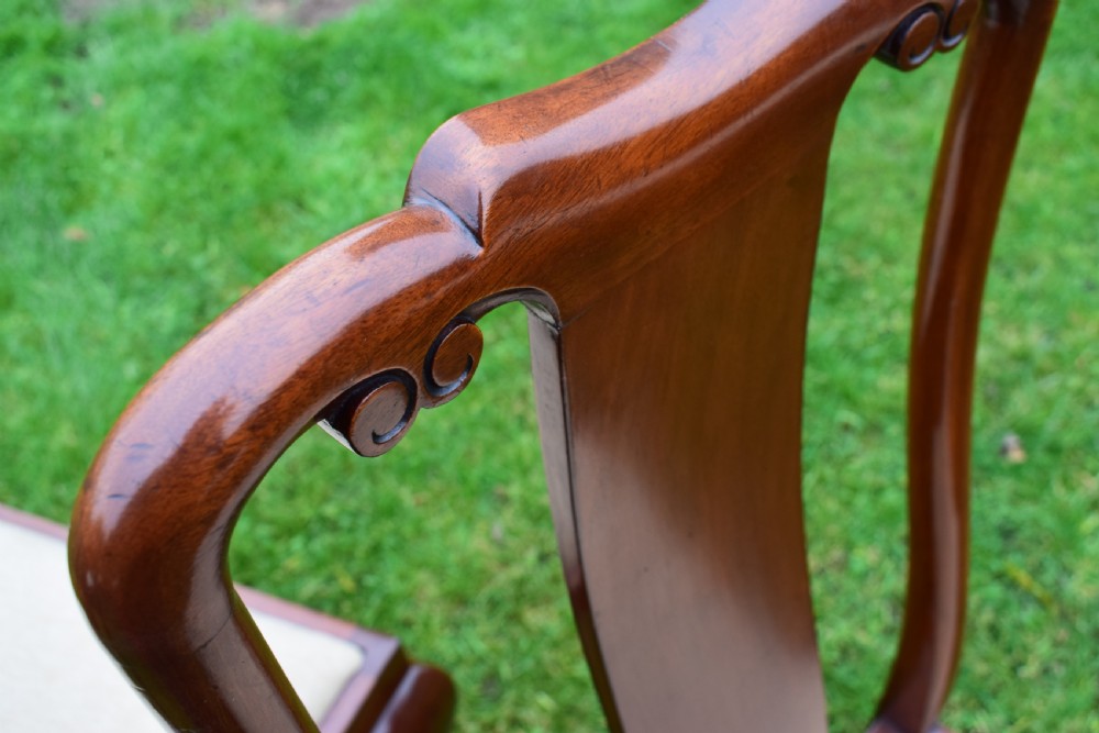  8 Queen Anne Style Dining Chairs (Circa 1890) View XIII