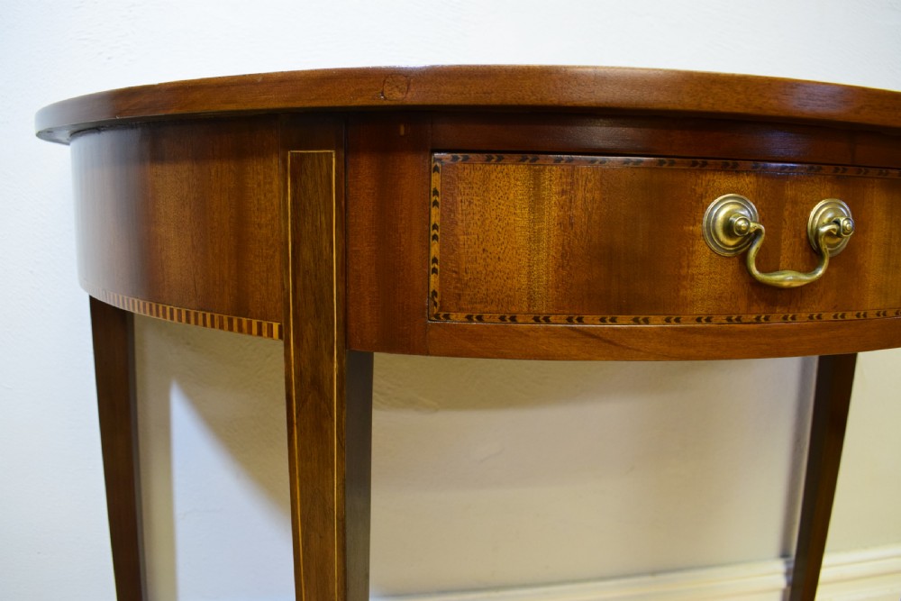 Edwardian Demi-Lune Table View III