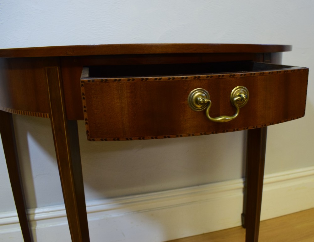 Edwardian Demi-Lune Table View IV
