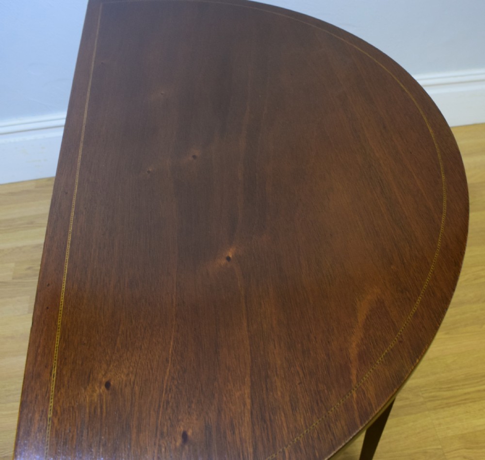 Edwardian Demi-Lune Table View VIII