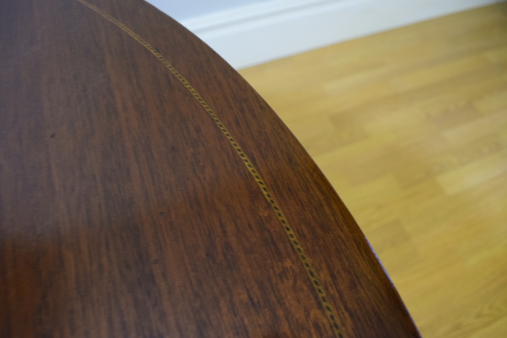 Edwardian Demi-Lune Table View IX