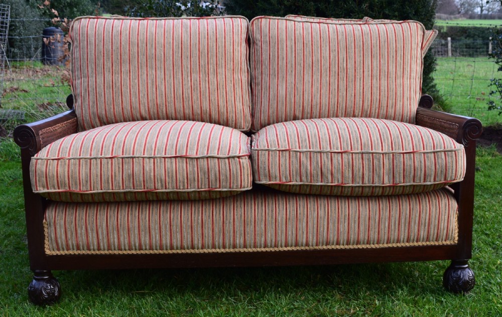 Antique Bergere 3 Piece Suite View XV