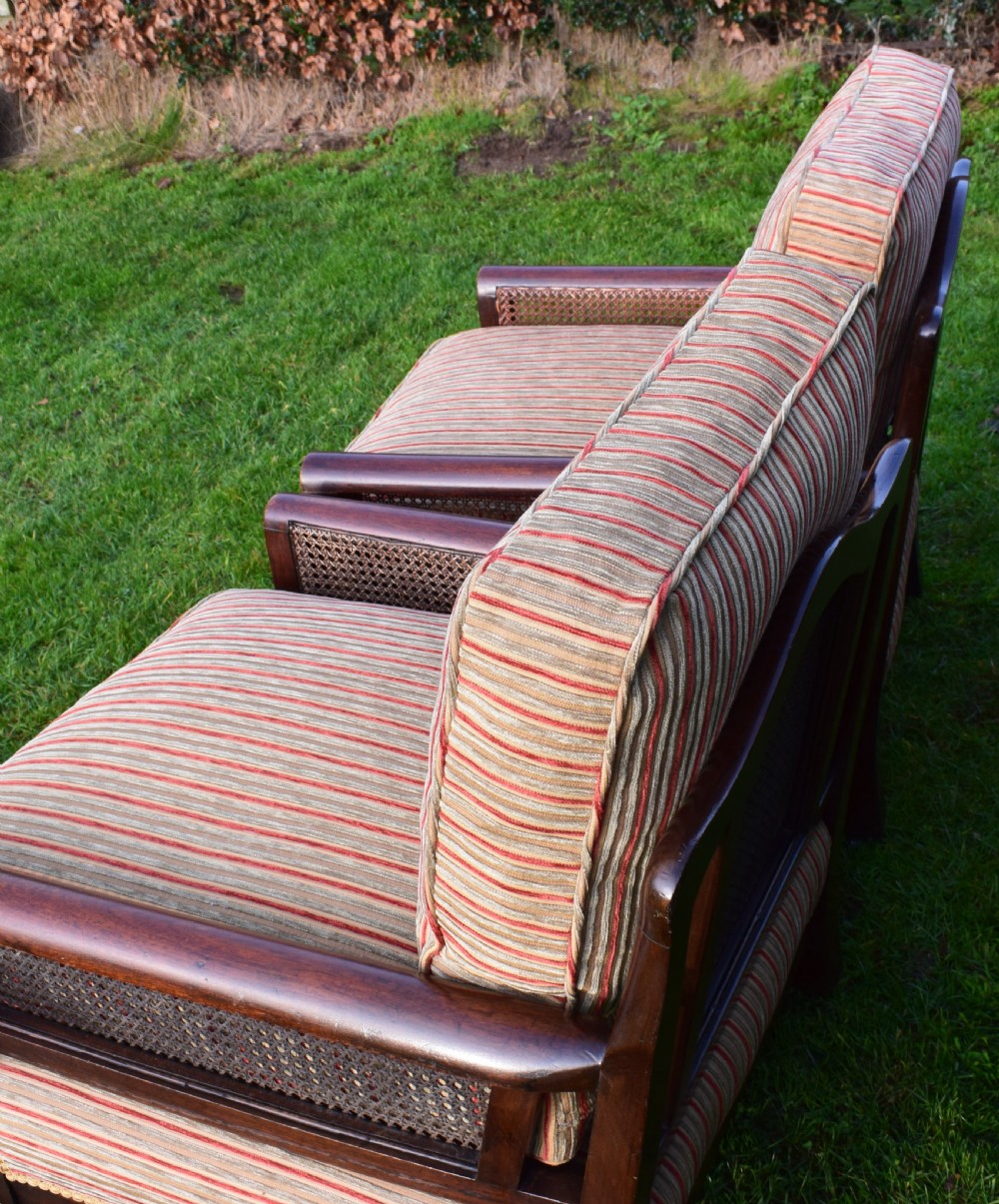 Antique Bergere 3 Piece Suite View XVIII
