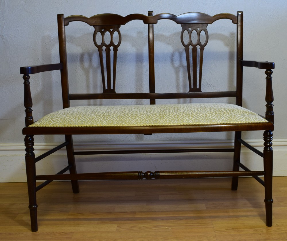 Antique Edwardian 2 Seater Couch View II