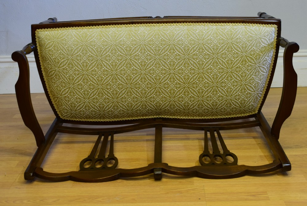 Antique Edwardian 2 Seater Couch View XI