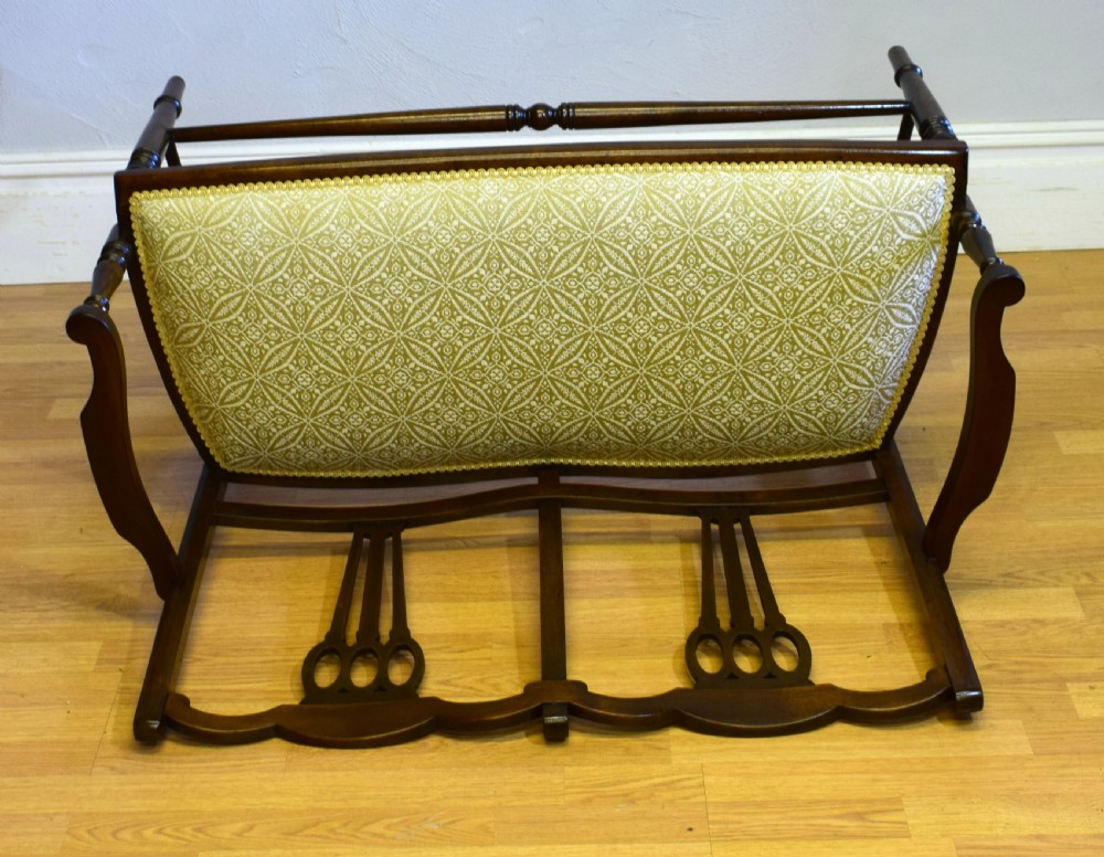 Antique Edwardian 2 Seater Couch View XII