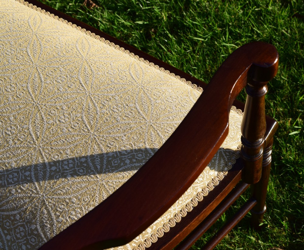 Antique Edwardian 2 Seater Couch View XV