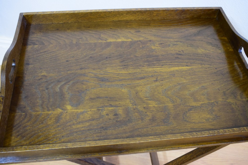 Antique Butlers Tray on Stand View II