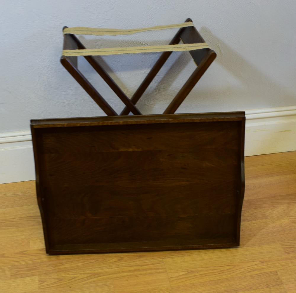Antique Butlers Tray on Stand View VII