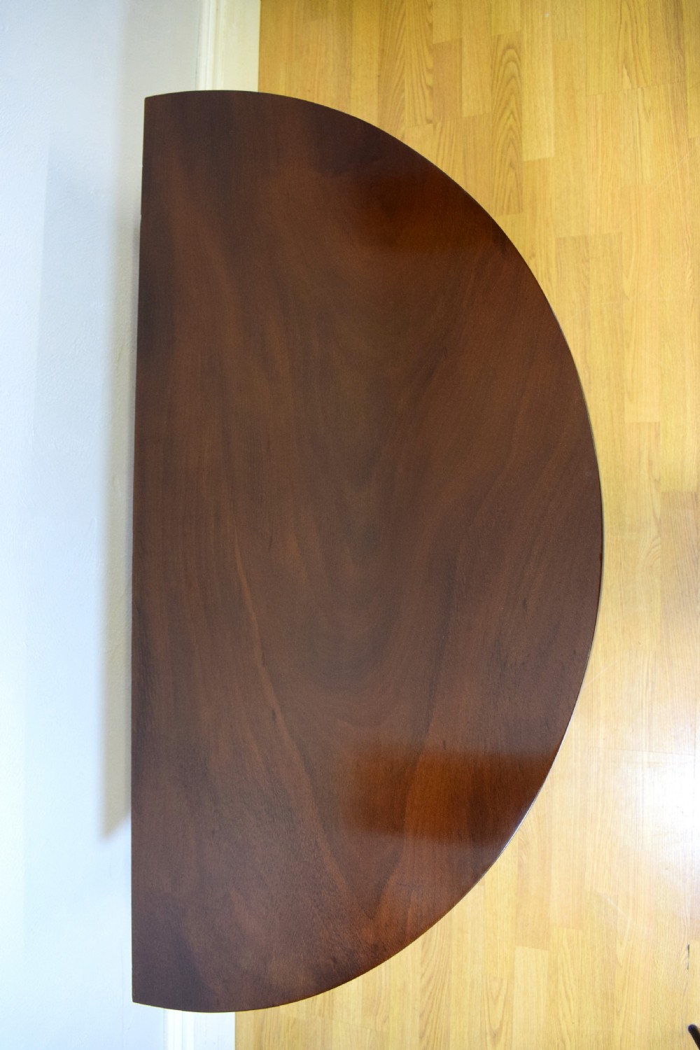 Georgian Demi Lune Table View IX