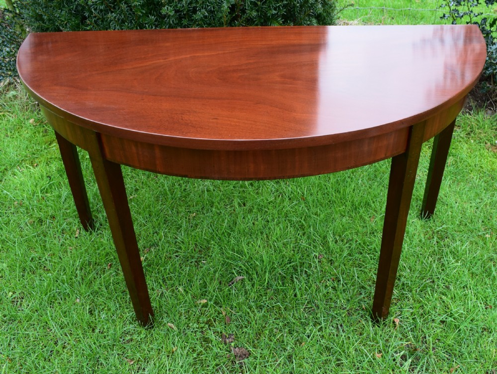 Georgian Demi Lune Table View X