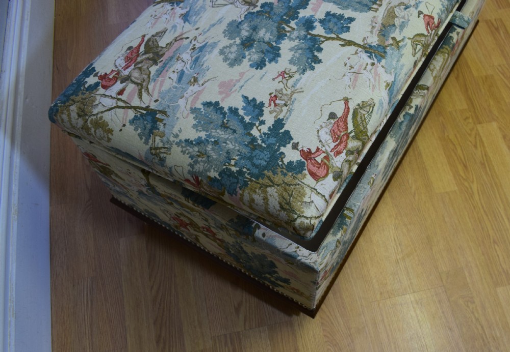 Antique Upholstered Ottoman View VIII