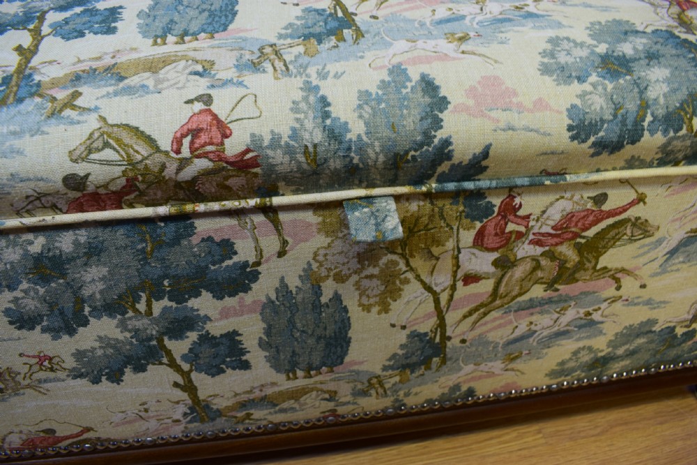 Antique Upholstered Ottoman View IX