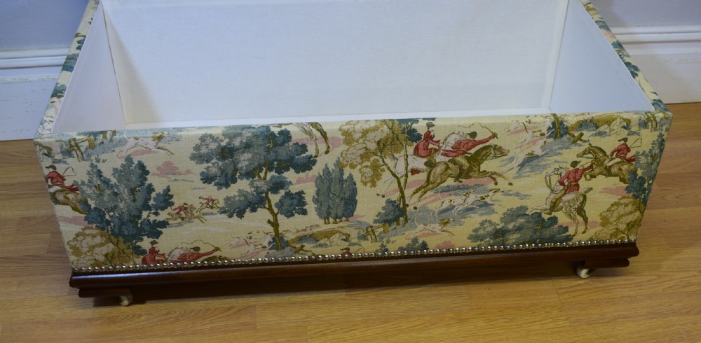 Antique Upholstered Ottoman View XIII