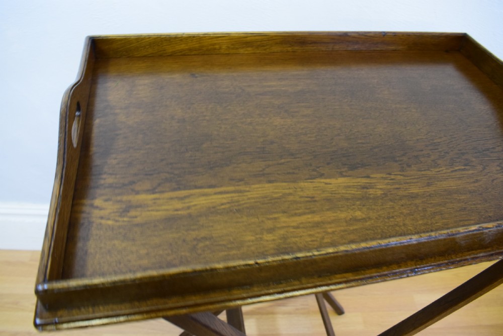 Late Victorian Butlers Tray on Stand View II