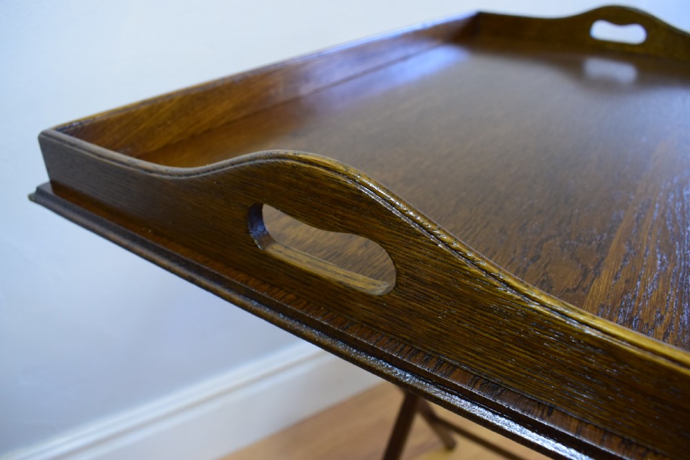 Late Victorian Butlers Tray on Stand View V