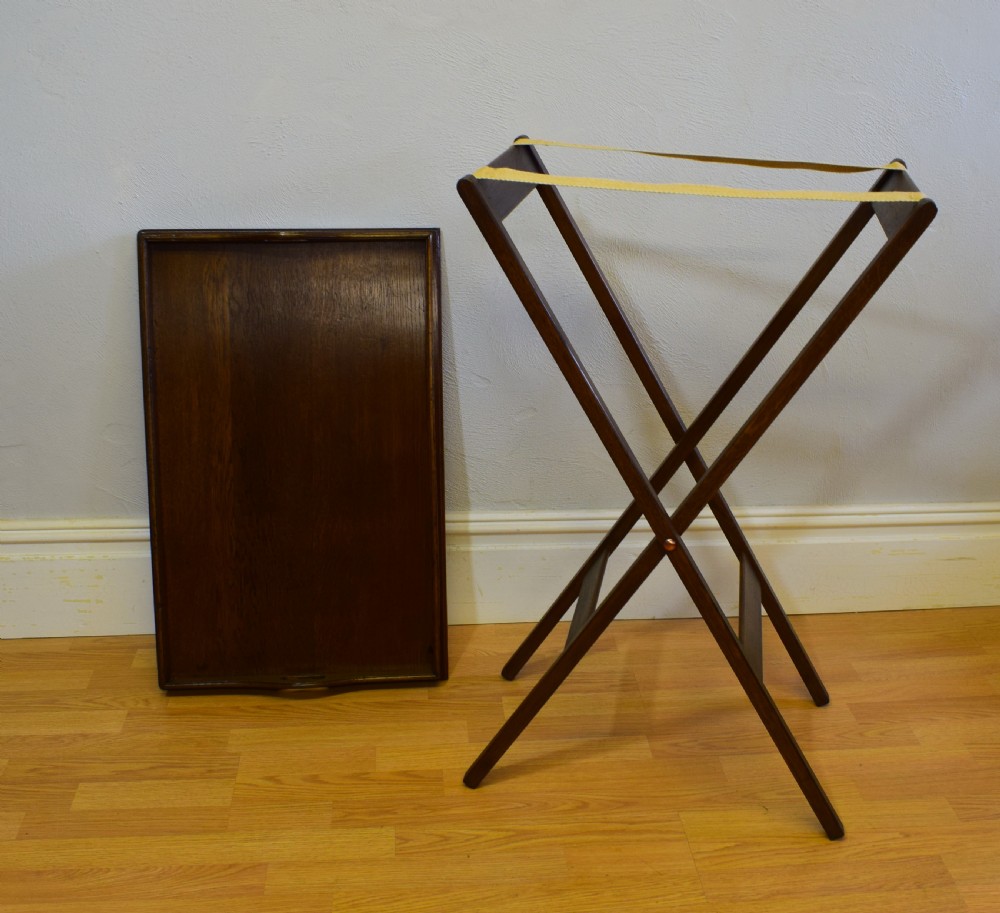 Late Victorian Butlers Tray on Stand View VII